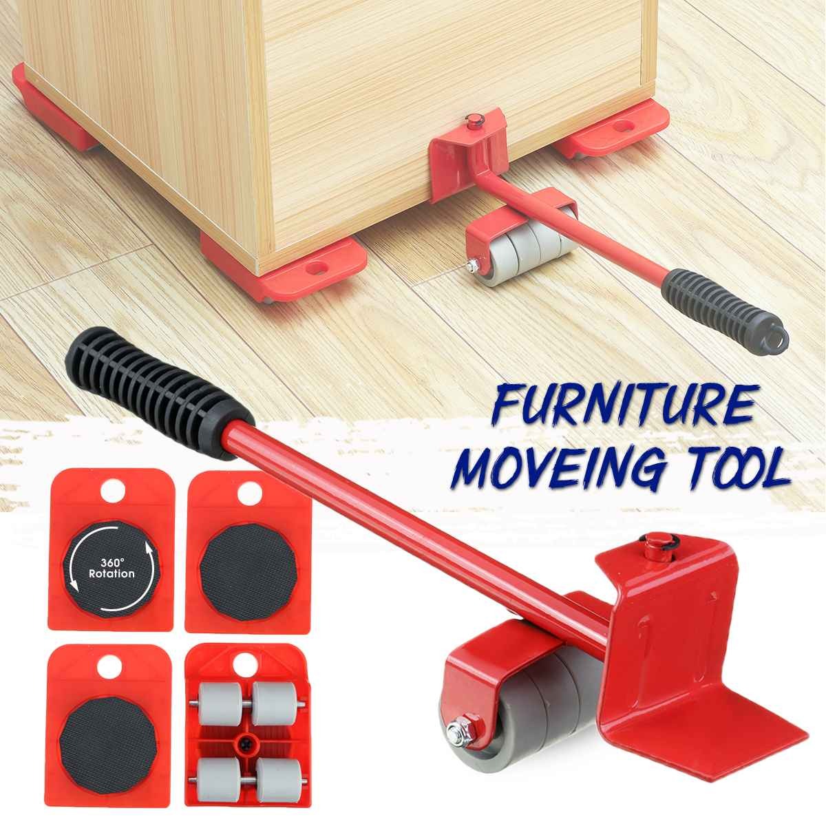 Furniture Lifter Mover Tool Set Furniture Lifting Wheels (5PCS) Swifty Cart