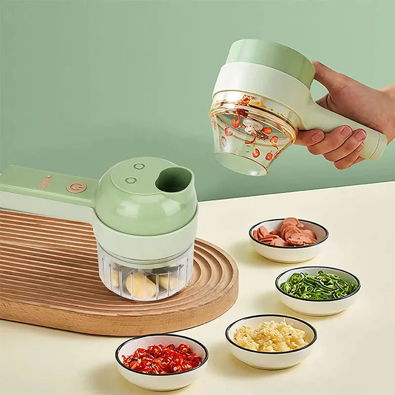 Rechargeable 4 in 1 Electric Vegetable Cutter Swifty Cart